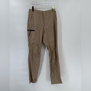 REI Trailmade Pants Mens 28 x 32 Hiking Trail Pant Outdoor Hike UPF 50+ Tan NEW